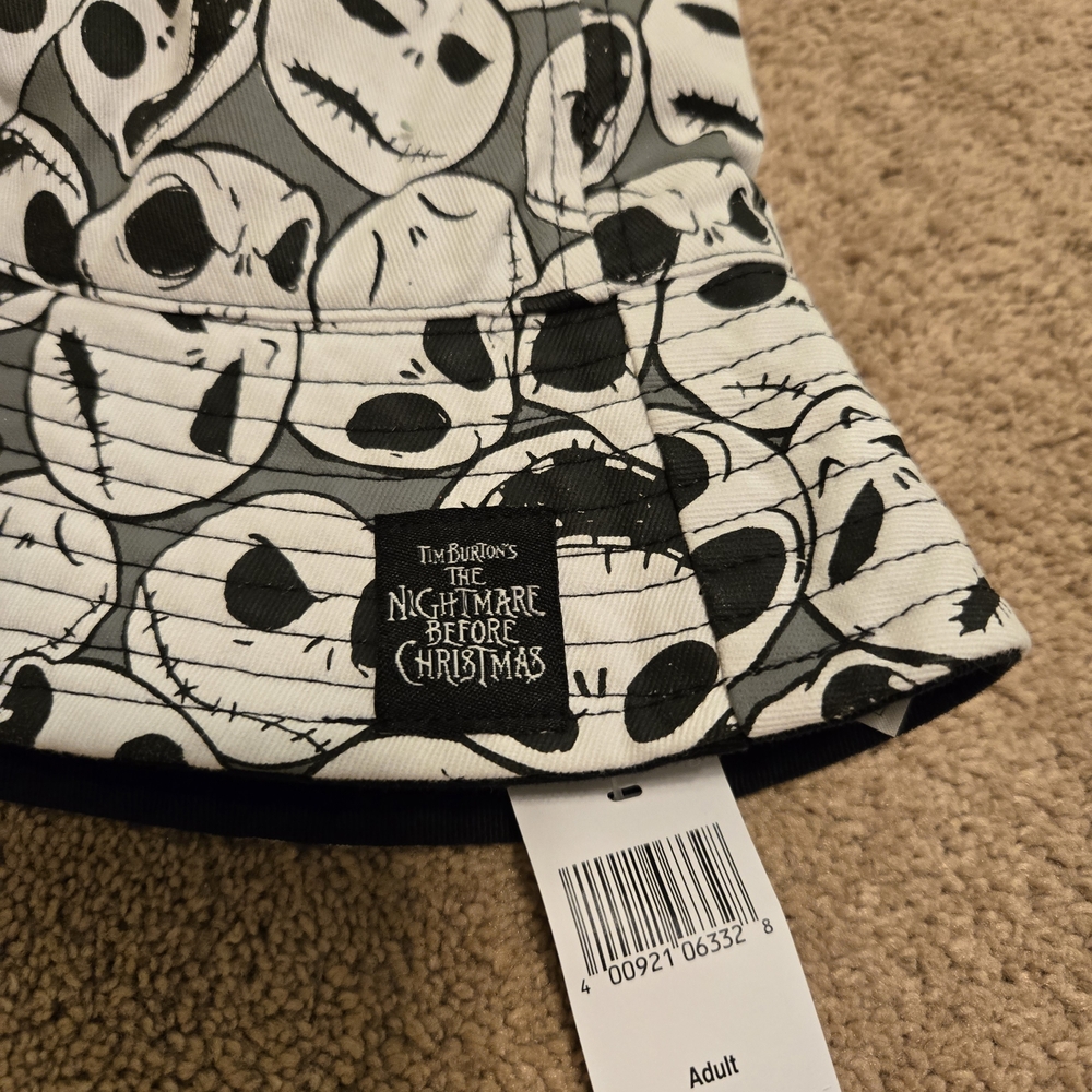 Disney Black and White Nightmare Before Christmas Hat